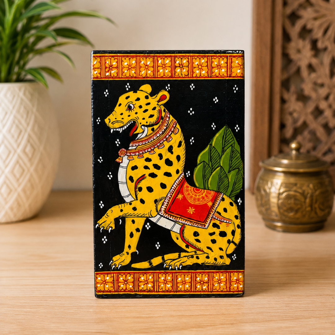 Pattachitra Cow Pen Stand