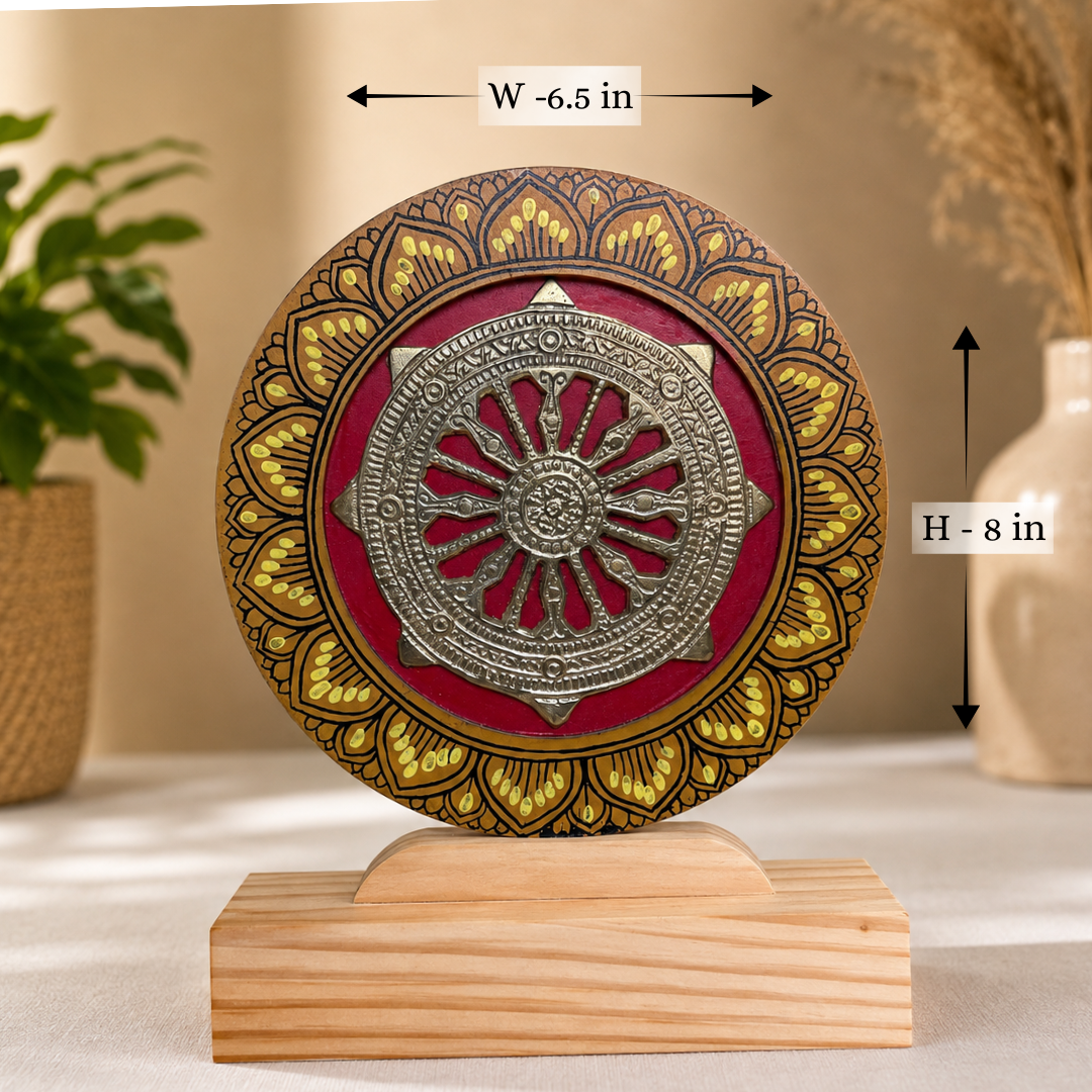 Round Ashoka Chakra Decor