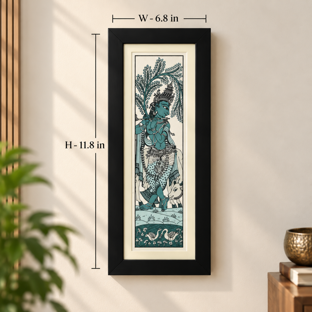 Blissful Krishna Art