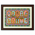 Dashavatara Pattachitra Painting – The Ten Avatars of Lord Vishnu