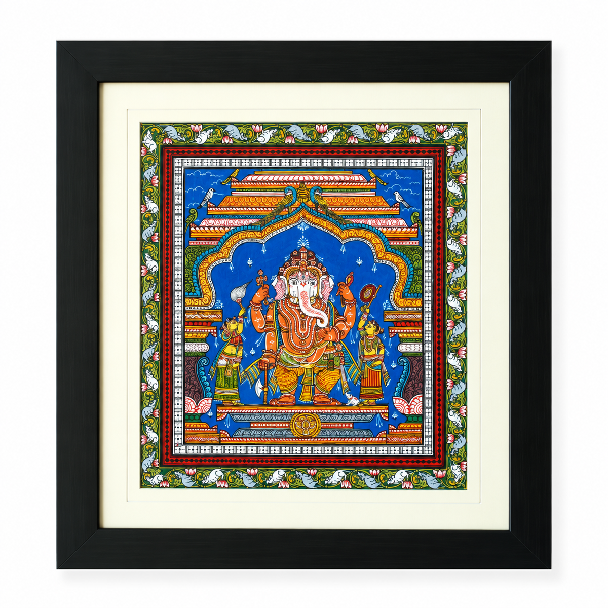 Ganesh Darshan – Traditional Pattachitra