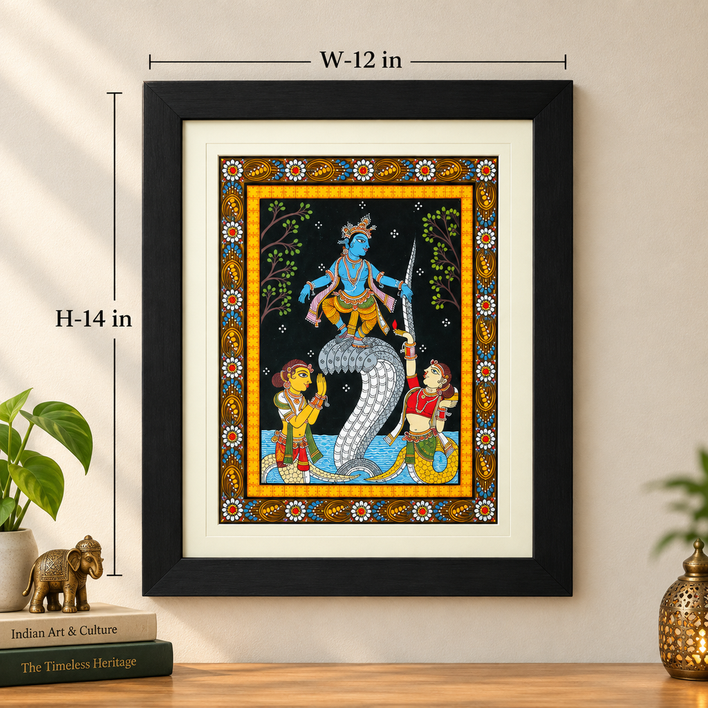 Kaliya Dalan – Lord Krishna Subduing the Serpent Kaliya