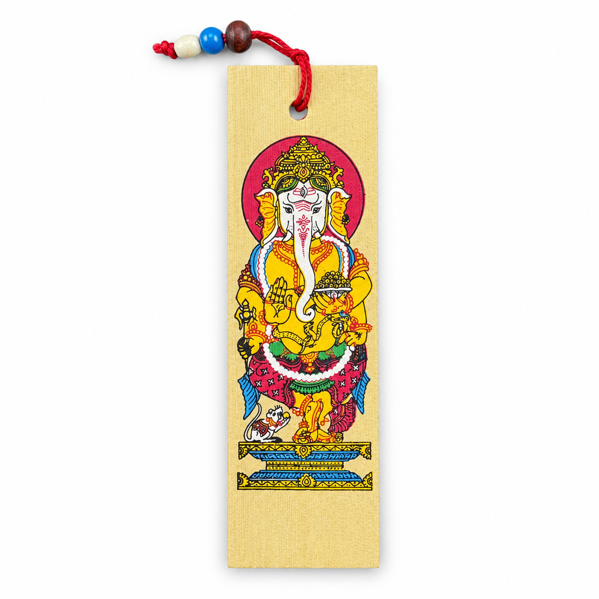 Lord Ganesha Traditional Odisha Pattachitra Folk Art Bookmark