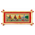 Lord Jagannath Rath Yatra Procession Traditional Odisha Pattachitra Folk Art – Pattachitra Wall Hanging