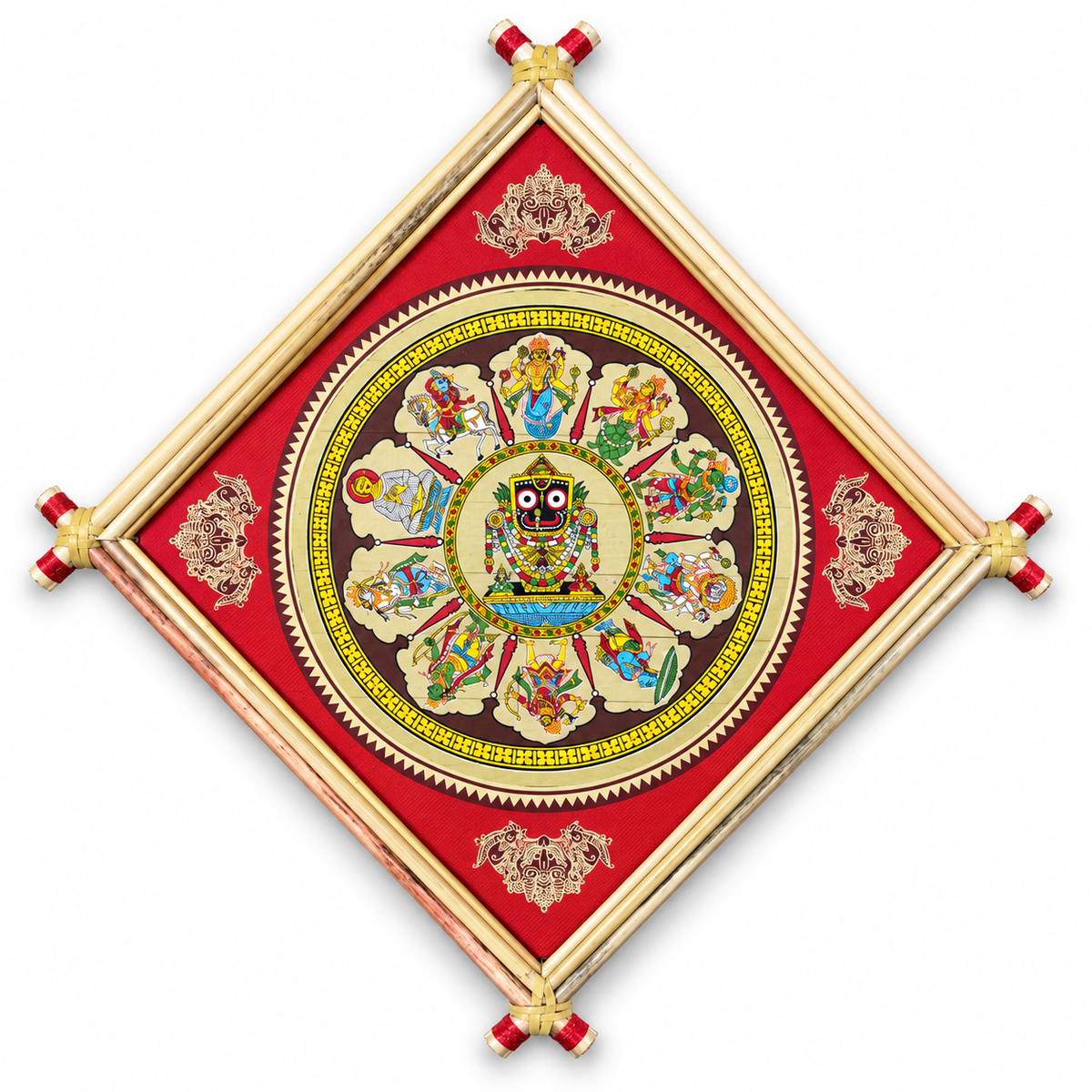 Lord Jagannath with Dashavatara Odisha Pattachitra – Pattachitra Wall Hanging