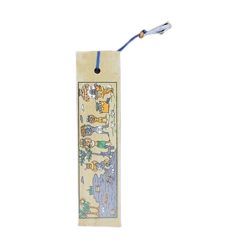 Palm Leaf Pattachitra Painting of Tribal Village On Bookmark