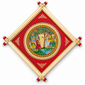 Radha Krishna Rasleela Pattachitra – Pattachitra Wall Hanging