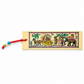 Traditional Horse Cart & Elephant Procession Odisha Pattachitra Folk Art Bookmark