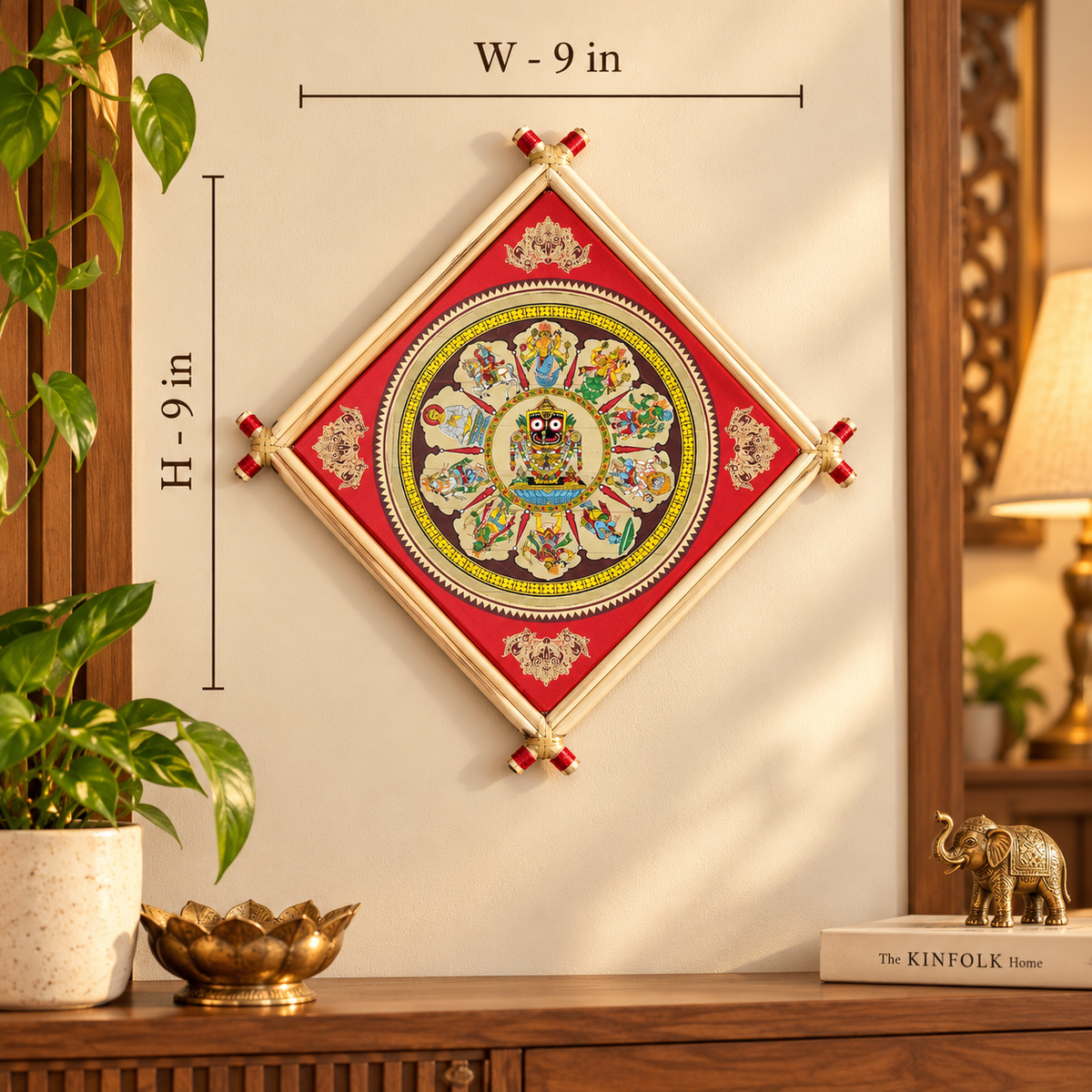 Lord Jagannath with Dashavatara Odisha Pattachitra – Pattachitra Wall Hanging