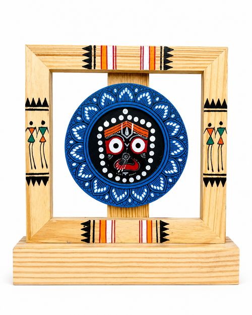 Blue Jagannath Table Decor on white background