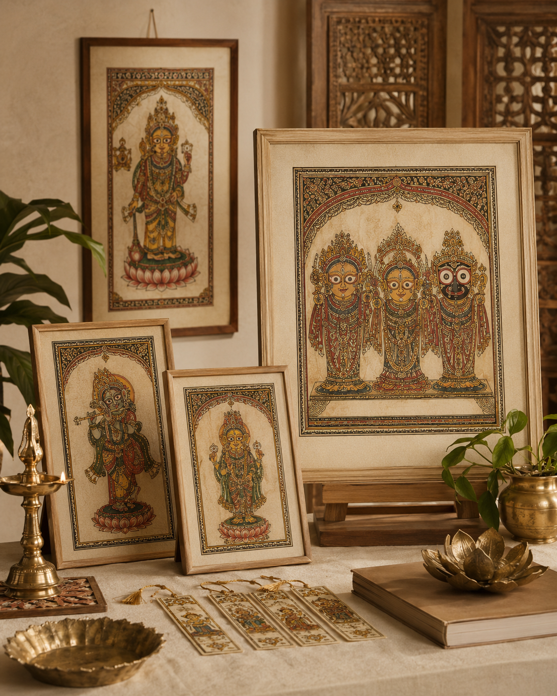 Paintings handcrafted Indian collection